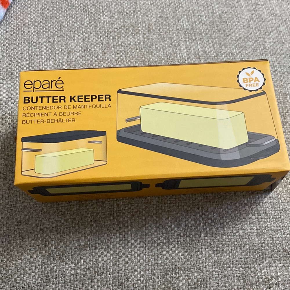 Epare butter keeper. Brand new.